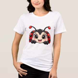 T-shirt En Tri-matière Coccinelle Adorable Peekaboo