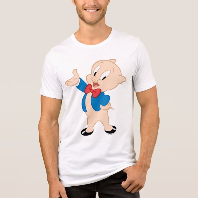 T-shirt En Tri-matière Cochon de porc | Pose classique (Recto)