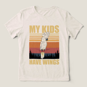T-shirt En Tri-matière Cockatoo Mes enfants ont des ailes
