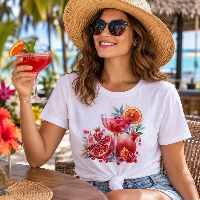 T-shirt En Tri-matière Cocktail à la grenade (Créateur téléchargé)