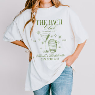 T-shirt En Tri-matière Cocktails Club Enterrement de Vie de Jeune Fille V