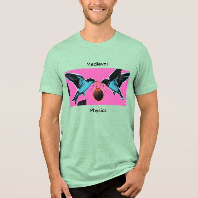 T-shirt En Tri-matière Coconuts Don't Migrate Medieval Physics Tee (Recto)