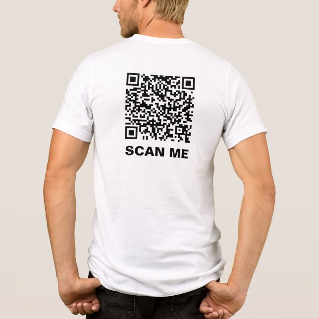 T-shirt En Tri-matière Code QR Rick Roll (Verso)