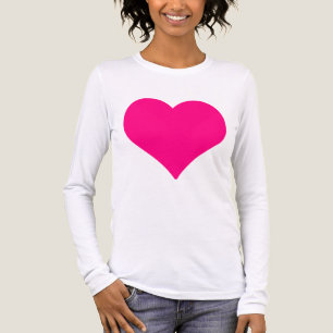 T-shirt En Tri-matière Cœur en forme de Love Rose