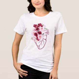 T-shirt En Tri-matière Coeur rose