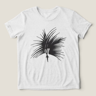 T-shirt En Tri-matière Coiffure Tribale Abstraite Noir Blanc Art Tatouage