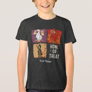 T-shirt En Tri-matière Coin-Coin ou Friandise Drôle Canard d'Halloween