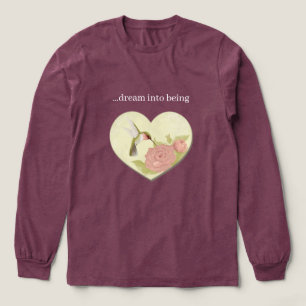 T-shirt En Tri-matière Colibri Cœur Rêve Oiseau