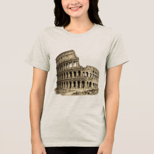 T-shirt En Tri-matière Colisée Romain Antique Colosseum Gravure