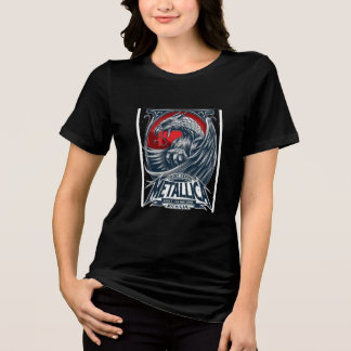 T-shirt En Tri-matière "Collection Metallica Vintage : Tri-Ble de bande r