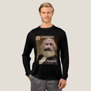 T-SHIRT EN TRI-MATIÈRE COLLUSION RUSSE