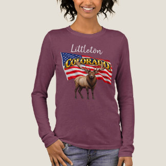 T-shirt En Tri-matière Colorado Women's Bella+Canvas Manches Longues Fonc