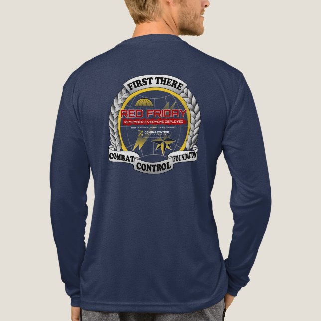 T-shirt En Tri-matière Combat Control RED Friday. Honor the Deployed. (Verso)