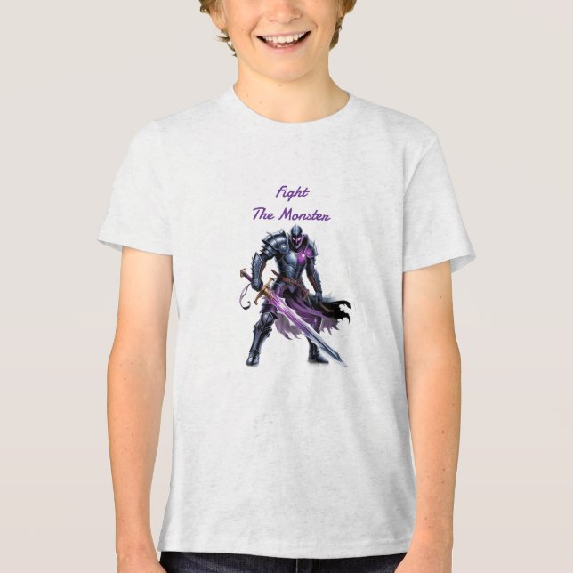 T-shirt En Tri-matière Combattre le monstre (Recto)