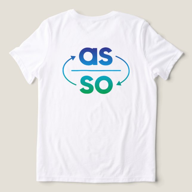 T-shirt En Tri-matière Comme Ci-Dessus (Design Verso)