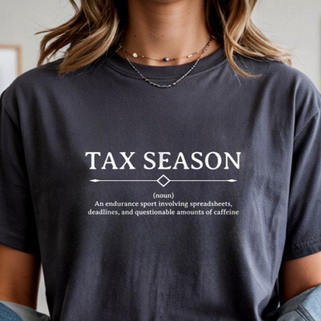 T-shirt En Tri-matière Comptable Saison Fiscale Comptabilité Drôle (Créateur téléchargé)