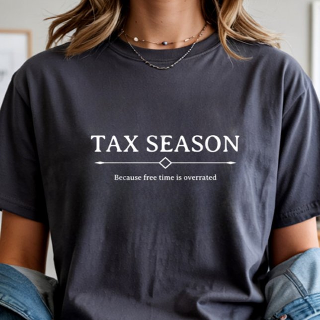 T-shirt En Tri-matière Comptable Saison Fiscale Comptabilité Drôle (Créateur téléchargé)