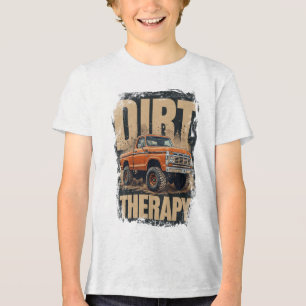 T-shirt En Tri-matière Conception 4x4 vintage Camion hors route