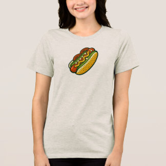T-shirt En Tri-matière Conception classique de hot Dog