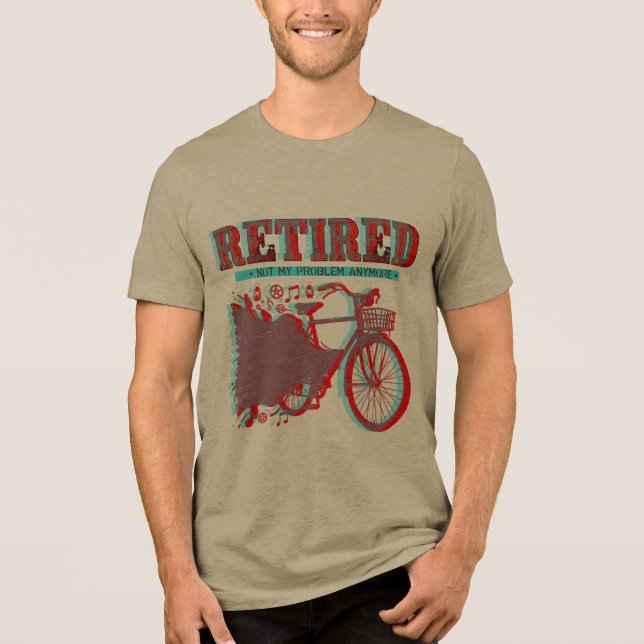 T-shirt En Tri-matière Conception de cadeau de bicyclette de cyclisme de  (Recto)