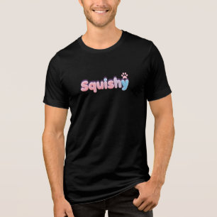 T-shirt En Tri-matière Conception de Carlin mignonne Squishi