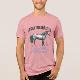 T-shirt En Tri-matière Conception de chemise facilement distrait par les 