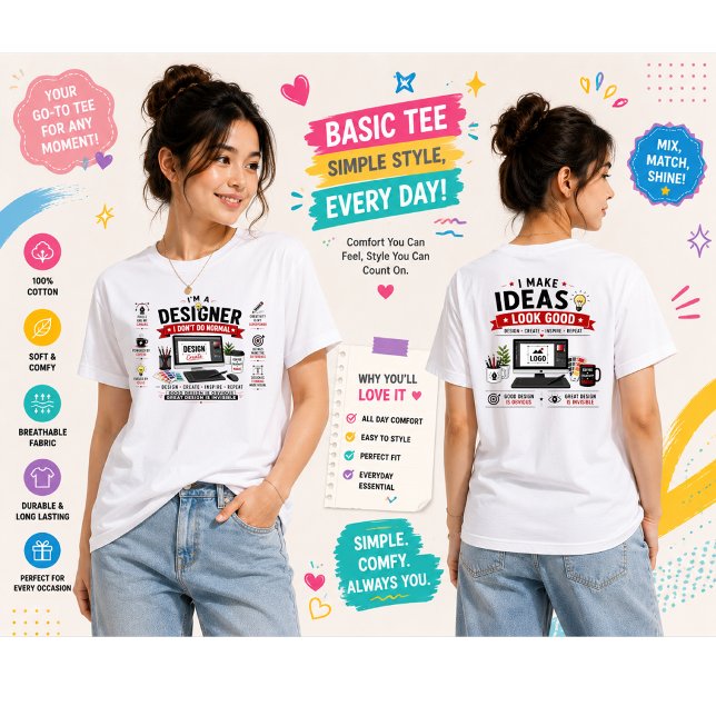 T-shirt En Tri-matière Conception de designer drôle | Café de graphiste (Créateur téléchargé)