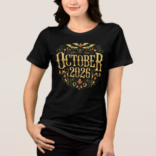 T-shirt En Tri-matière Conception de Halloween octobre 2026