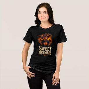 T-shirt En Tri-matière Conception de lutin effrayant de beaux rêves