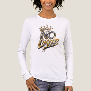 T-shirt En Tri-matière Conception de luxe Couronne d'Or Sans Limites