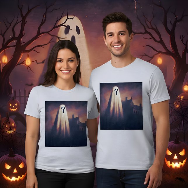 T-shirt En Tri-matière Conception de peinture de fantôme d'Halloween rust (Créateur téléchargé)