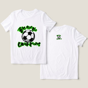 T-shirt En Tri-matière Conception de typographie We Are The Champions