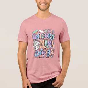 T-shirt En Tri-matière Conception de vecteur Kawaii d'énergie de maman li