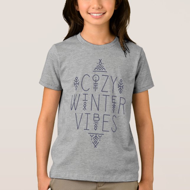 T-shirt En Tri-matière Conception de vidéos d'hiver (Recto)