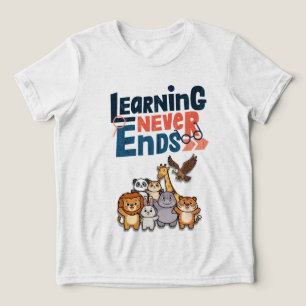 T-shirt En Tri-matière Conception d'enseignant d'animaux de safari mignon