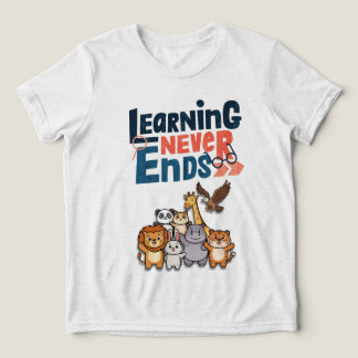 T-shirt En Tri-matière Conception d'enseignant d'animaux de safari mignon
