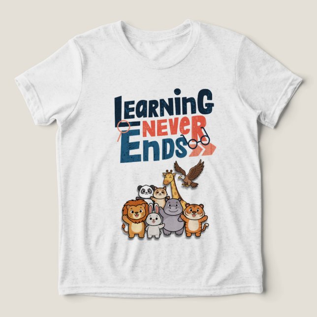 T-shirt En Tri-matière Conception d'enseignant d'animaux de safari mignon (Design Recto)
