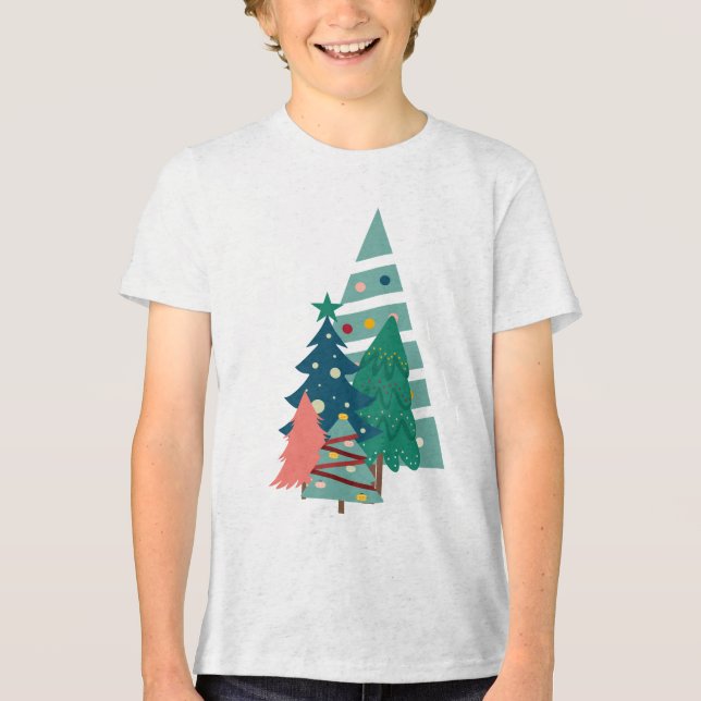 T-shirt En Tri-matière Conception des Evergreens (Recto)