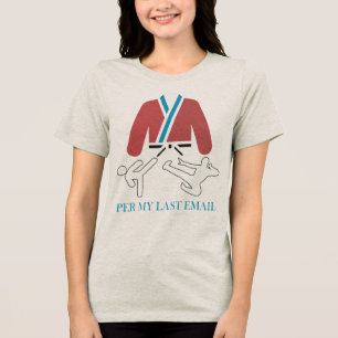 T-shirt En Tri-matière Conception d'humour d'arts martiaux selon mon dern