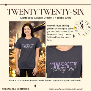 T-shirt En Tri-matière Conception en détresse personnalisable 2026 unisex