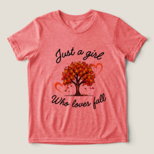 T-shirt En Tri-matière Conception esthétique d'automne cosy