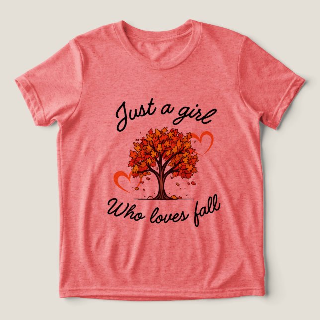 T-shirt En Tri-matière Conception esthétique d'automne cosy (Design Recto)