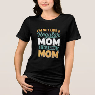 T-shirt En Tri-matière Conception Graphique Maman Cool Drôle