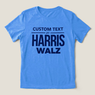 T-shirt En Tri-matière Conception personnalisée pour Harris Walz