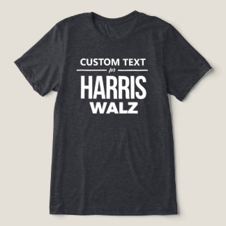 T-shirt En Tri-matière Conception personnalisée pour Harris Walz