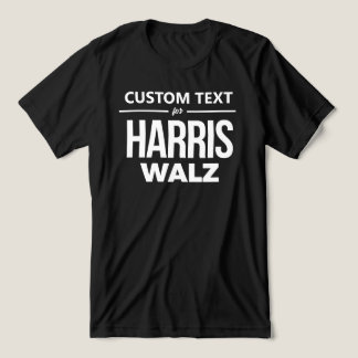 T-shirt En Tri-matière Conception personnalisée pour Harris Walz