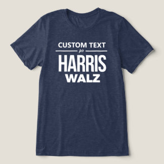T-shirt En Tri-matière Conception personnalisée pour Harris Walz
