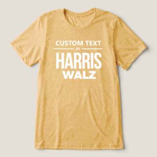 T-shirt En Tri-matière Conception personnalisée pour Harris Walz