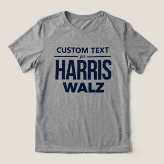 T-shirt En Tri-matière Conception personnalisée pour Harris Walz