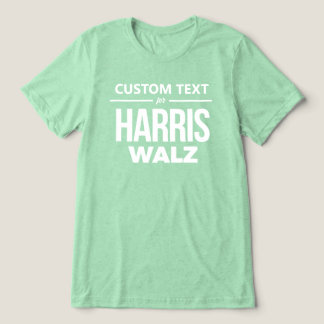 T-shirt En Tri-matière Conception personnalisée pour Harris Walz